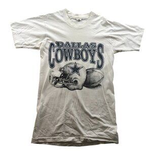 Dallas Cowboys Men's Graphic Tee Small Vintage Single Stitch Fruit Of The Loom